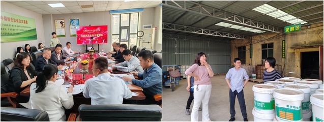 杜連鳳副所長一行赴保定森大集團考察復合微生物肥料研發進展